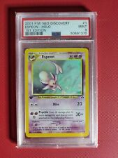 1/75 Espeon Neo Discovery Set 2001 - Pokémon Card Holo 1st PSA 9 Mint - WOTC