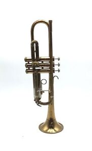 Vincent Bach Gold Mercedes II Trumpet W/ Mouthpiece & Hard Case