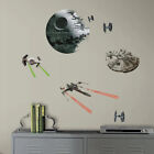 Star Wars Ships Peel & Stick Wall Decals Death Star Sticker Kids Room Decor Art