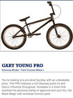 NIB NOS 2011 Sunday Gary Young Pro Bike Flat Black Sunday Bikes - Odyssey BMX