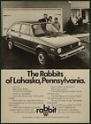 Volkswagen VW Peter Rabbit Family Lahaska PA Vintage Print Ad 1975