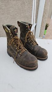 Mens Thorogood Steel Toe Work Boots 804-4520 Size 12 EE