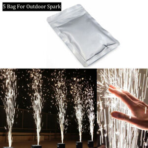 5 Bag Christmas New Year For Cold Spark Firework Machine Outdoor Party Wedding