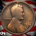 1914 D Lincoln Cent Wheat Penny Y3060