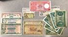 16 Banknote Lot Of Assorted Circulated Hong Kong Currency, Mix Of 1c - $100