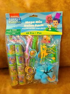 Bubble Guppies Mega Mix Value Pack Birthday Party Favor Pack 48 Pieces new