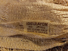 VTG Women's Shawl/Wrap 100% Lacey Rayon Shiny Lite Gold 80