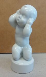 New ListingB & G Bing Grondahl Porcelain Baby Boy Headache Collection Figurine Denmark