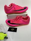 Nike Zoom Rival Sprint Spikes Pink / Black / Orange DC8753-600 Men's Size 10