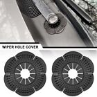 1Pair Car Windshield Wiper Arm Bottom Hole Pad Protector Debris Leave Cover (For: More than one vehicle)