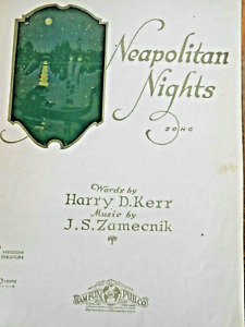 New ListingNeapolitan Nights vintage sheet music 1926 edition