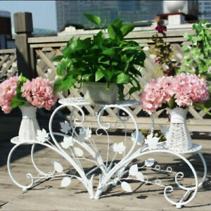 Classic Tall Plant Stand Art Flower Pot Holder Rack Planter Outdoor Indoor Patio