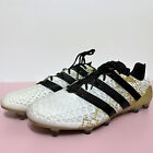 ADIDAS ACE 16.1 FG S79665 Gold White Mens Soccer Cleats Football Size US 11.5