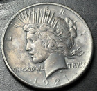 1921 $1 Peace Silver Dollar. Nice Circulated Example!