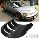 For Honda CR-X Civic Del Sol 4x Fender Flares Extra Widebody CONCAVE Overfender (For: Honda)