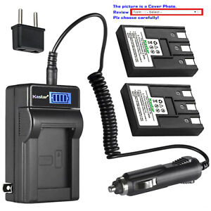 Kastar Battery LCD AC Charger for NB-3LH & Canon PowerShot SD40 SD500 SD550 A80