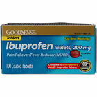4 Pack GoodSense Ibuprofen Pain Reliever Coated Tablets, 200 mg, 100 Ct