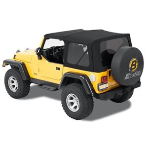 79841-17 Bestop Soft Top Black for Jeep Wrangler TJ 1997-2006 (For: More than one vehicle)