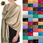 2PLY LONG 78X28 Solid Plain Scarves High Quality Shawl Blanket Wrap Stole Scarf