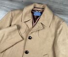 Pendleton 100% Pure Virgin Wool Long Overcoat Trench Coat Vintage Mens Size 40