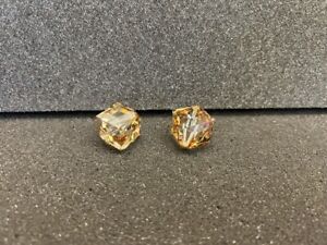 Swarovski Crystal: Strass 8546 18mm Dice Bead Golden Shadow 1041170