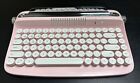 Yunzii x ACTTO Pink Retro Keyboard Typewriter Style Wireless Bluetooth NOB