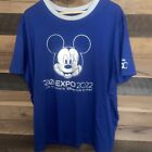 Disney D23 Expo 2022 Ultimate Fan Event Tee T-Shirt Disneyland Blue XXL
