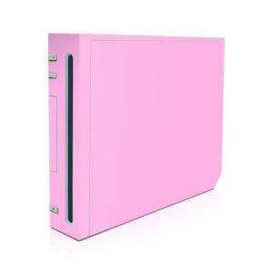 Wii Game Console Skin - Solid Pink - Decal Sticker
