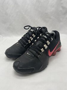 Nike Shox Women’s Size 9 844131-003 Black Red Shoes Sneakers