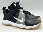Nike React Hyperset Black White Gum Volleyball Shoes Men's Size 11