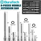 DURATECH 9PC Wobble Extension Bar Set 1/4