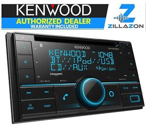 Kenwood DPX505BT Double DIN Bluetooth & CD Car Stereo, Alexa, SiriusXM Ready Rad
