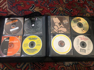 Huge 111 CD Lot Hip Hop Rap R&B Soul CDs And Artwork Estate Lot In Binder 90s