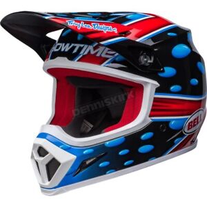 Bell Helmets Black/Blue/Red/White MX-9 Mips McGrath Showtime 23 Helmet - 7148488
