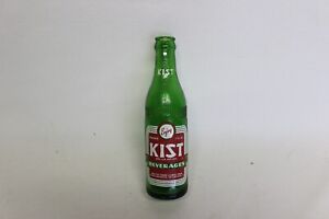 Kist Soda Bottle, Unusual Green Glass Variety, 1958