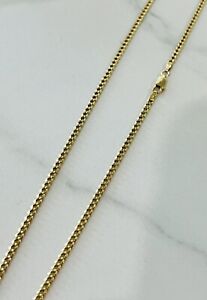 14K Solid Yellow Gold Cuban Link Chain 27” 3mm 16.94 Grams