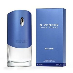 Givenchy Pour Homme Blue Label 3.3 / 3.4 oz Cologne for Men New In Box