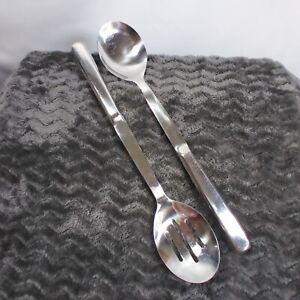 New Listing2 Bakers & Chefs Stainless Steel 1pc Cooking Spoons 1 Solid Serving & 1 Slotted