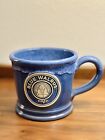 Walrus Cafe Coffee Mug Blue Glazed Handmade USA Deneen Pottery Cup INC Retro