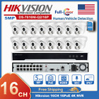 Hikvision 4K 16CH 16POE NVR 5MP CCTV System Kit Security IP Camera ColorVu Lot