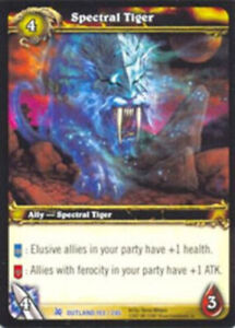 1x  Spectral Tiger - Rare Near Mint Fires of Outland