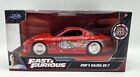 Fast & Furious Don's Mazda RX-7 Collectors Series Red Diecast 1:32 Scale Jada