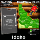 Garmin HuntView PLUS IDAHO - MicroSD Birdseye Satellite Imagery 24K Map Hunt