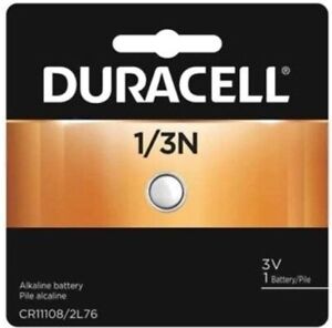 1 Pack Duracell CR1/3N DL1/3N 2L76 Photo Lithium 3V Batteries EXP 2028