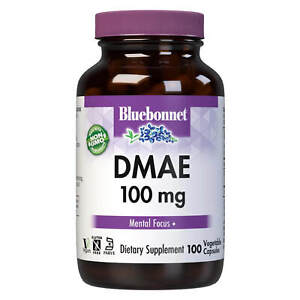 Bluebonnet Dmae 100 mg 100 Veg Capsules