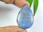 71Cts. Natural Ruby in Kyanite Pear Cabochon Loose Gemstone 23X33X07 MM
