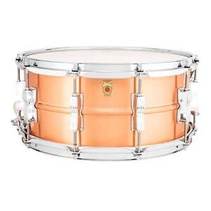 Ludwig Acro Copper Snare Drum 14x6.5 w/P86CH