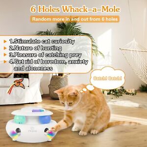 New ListingCat Toys, Interactive Kitten Toys, Funny Automatic Electric Rotating Butterfly