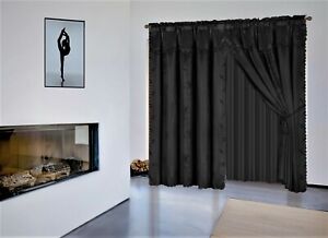 2 panel window curtain set (120