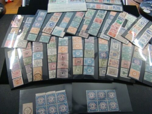 Korea Nice Group Of Early Issues Mint & Used On Stock Cards Nice Value & Variety